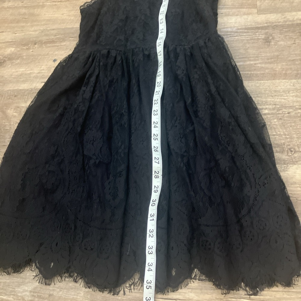 Free People NEW NWT Dress Womens S Black Lace Halter Mini High Neck Cocktail - Picture 4 of 9